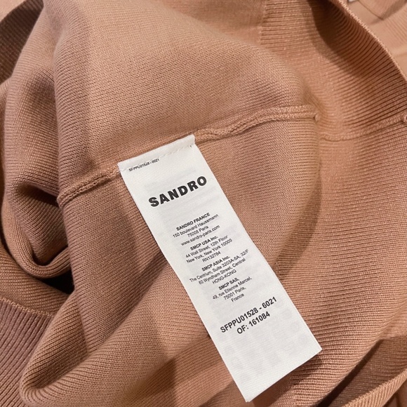 SANDRO logo woven sweatshirt T1/S - Picture 8 of 8
